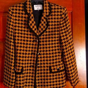 Kasper Blazer Hounds Print